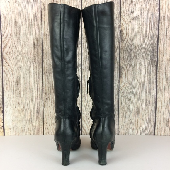 Sam Edelman Seraphina  Leather Tall Boots Sz 7.5? - Picture 3 of 8
